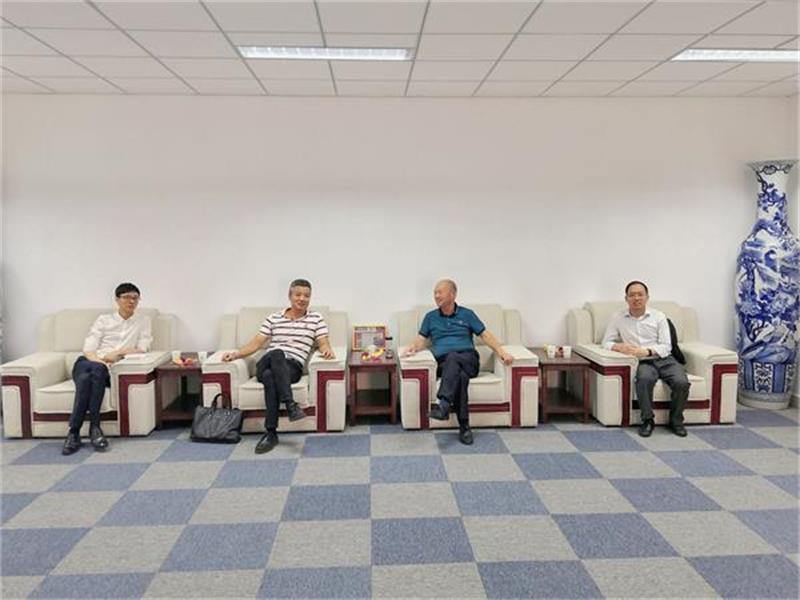 清华研究院陆院长一行 来九州体育共商产业规划